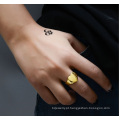 Shangjie Oem Anilos Mulheres Meninas Antelhas Antelhas Anéis 18k Anéis Prazados de Ouro Anéis Planos Não Alérgicos